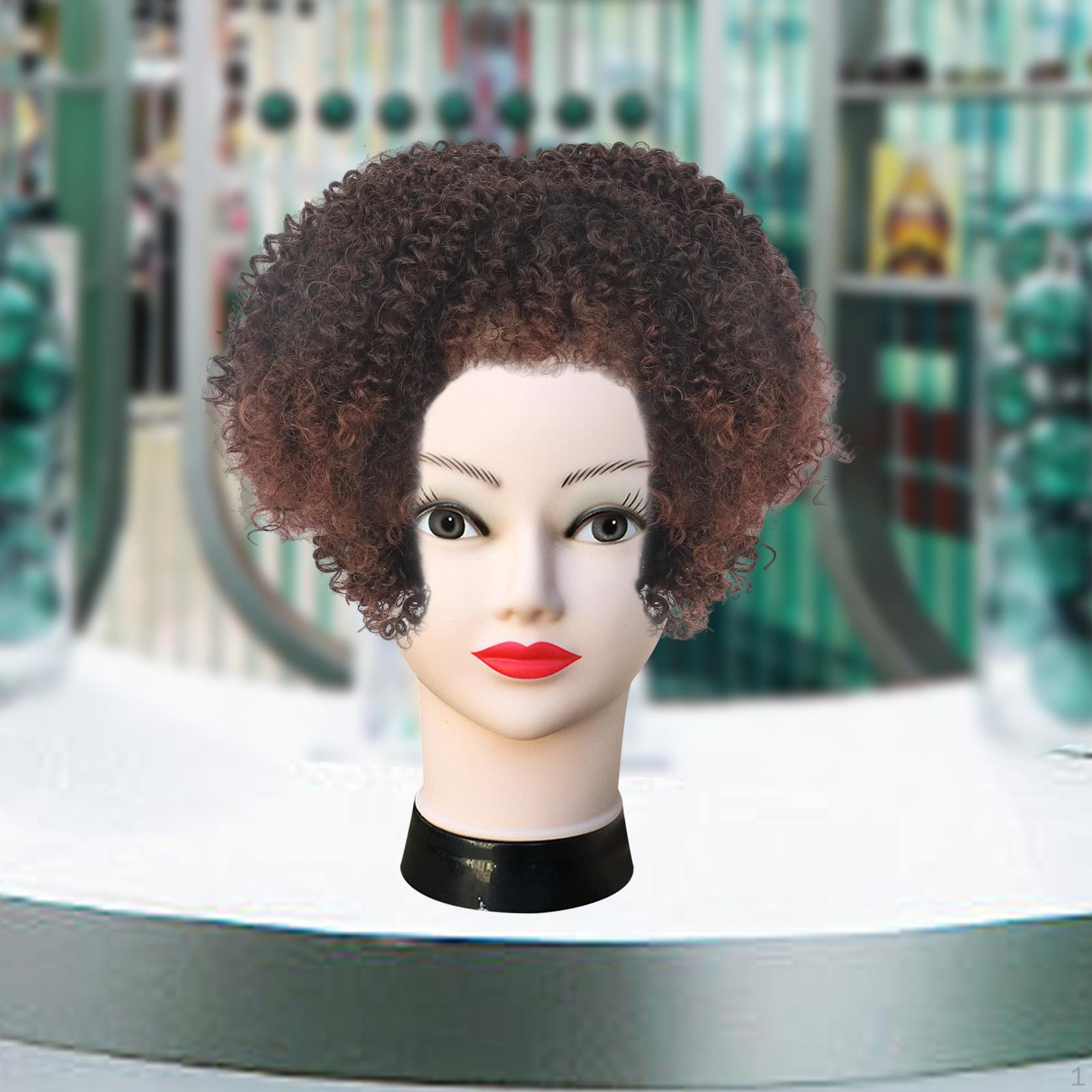 Bald Female Mannequin Head Model Stand Sturdy Multipurpose Beauty Cosmetology Hat Display Red Green