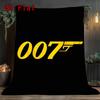 Agent 007 2D Flat Pattern Flannel Blanket High Quality All Seasons Warmth and Comfort Perfect for Christmas Gifts.MMT0918014