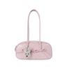 2025 Women's Korean Style Bow Baguette Shoulder Bag - Versatile Boston Bowling Bag