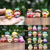 16pcs Crayon Shin Chan Fruit Shape Design Model Ornament Set For Kids And Teens