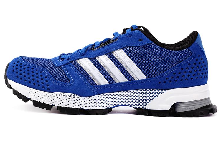 

Adidas Marathon 10 Trendy Slip Resistant Lightweight Non slip Lightweight Low top Running Shoes Men s Blue White S77540 42⅔