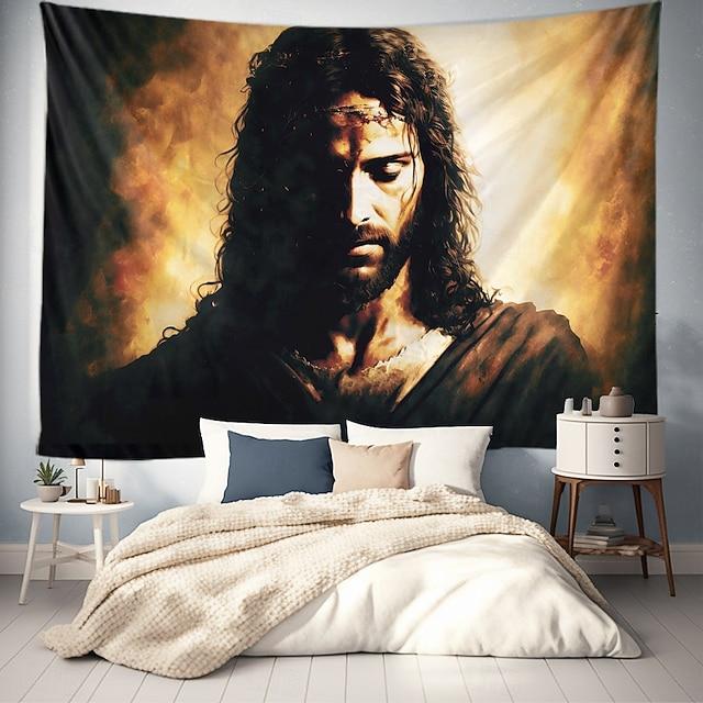 Tapestry Chinese landscape painting wall art 75x100