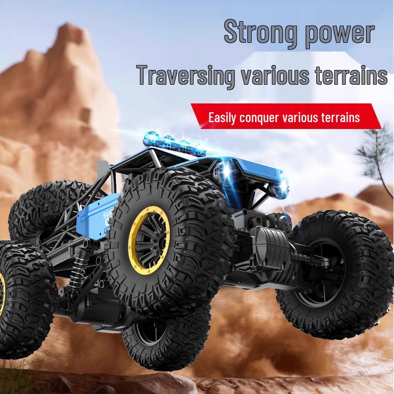 Rechargeable High-Speed 6-Wheel Off-Road Remote Control Climbing Car for Boys