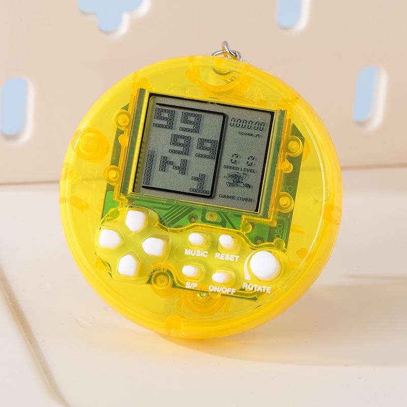 Cross-Border Russian Tetris Handheld Electronic Keychain Game Pendant