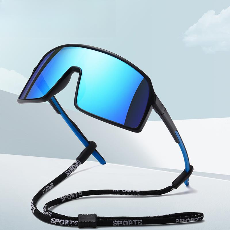 

Aoron TR90 One-piece Large Frame Sunglasses Trendy Men s Polarized Sports Sunglasses Cycling Sunglasses Goggles 14.9*14*5.5