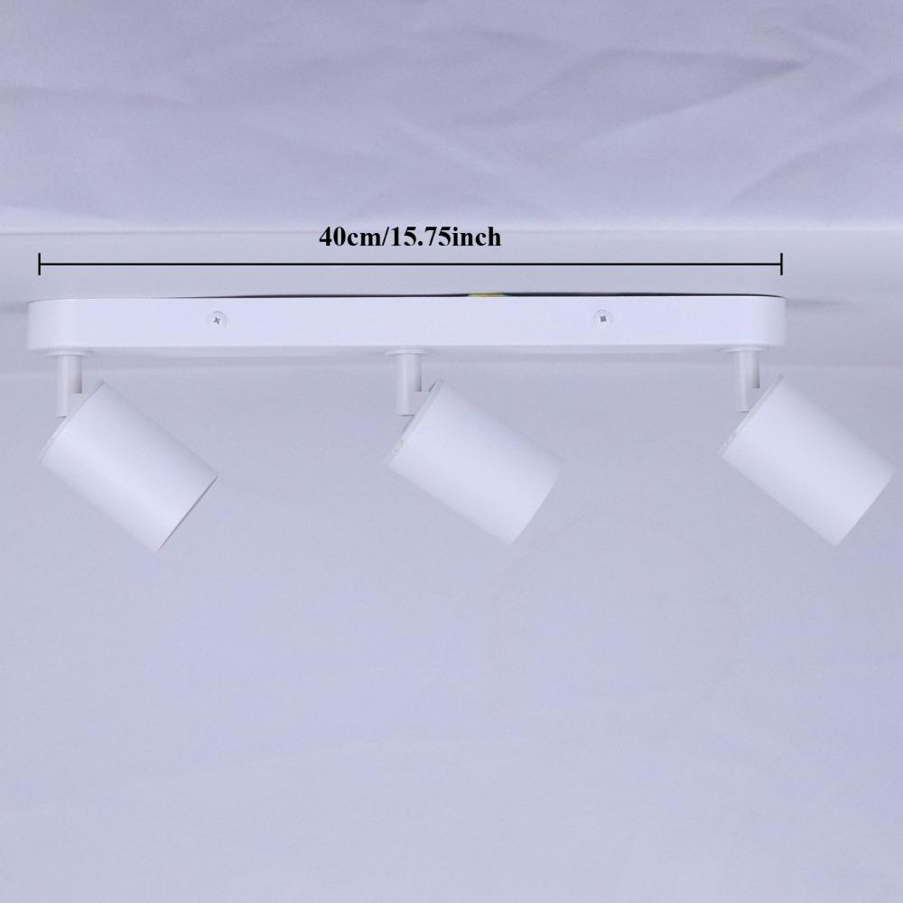 3/4Heads LED Ceiling Light GU10 LED Track Spot Light for Chandelier Bedroom Corridor Ceiling Lamp Replacement Bulb Lighting