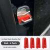 4Pcs Car Door Cushion Pads Silicone Anti-Rattle Shock Absorber for Vehicles Trucks Vibration Easy Clip-On Installation Car Door Impact Stopper