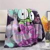 ZIM  Print Flannel Blanket, High quality Comfortable for All Seasons, Home Decor, Warmth and Comfort