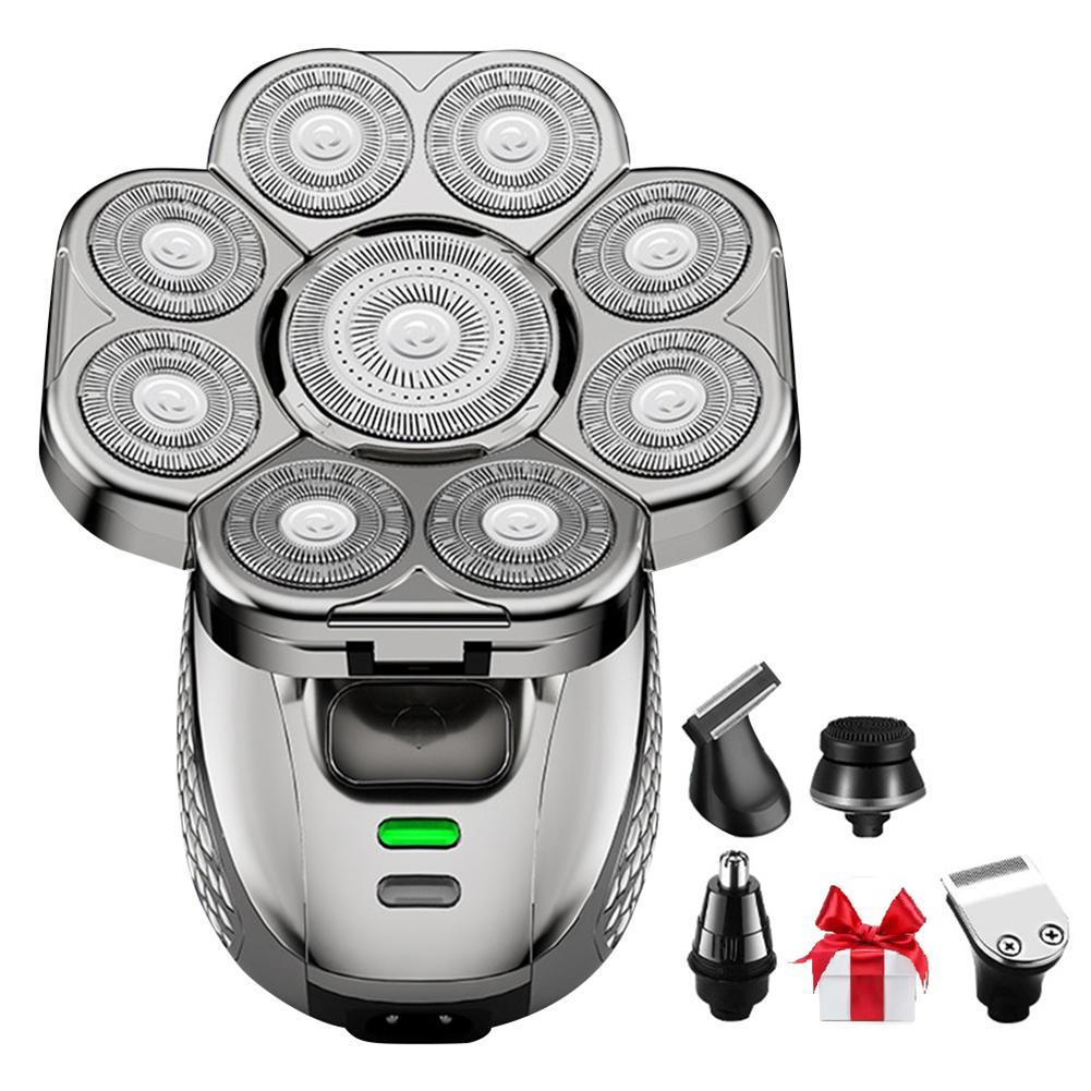 

Мужской набор для ухода 9D Бритва USB Перезаряжаемая 9 Лезвий Плавающая Головка Электрическая Бритва IPX6 Водонепроницаемая Многофункциональные Бритвы Влажная/Сухая