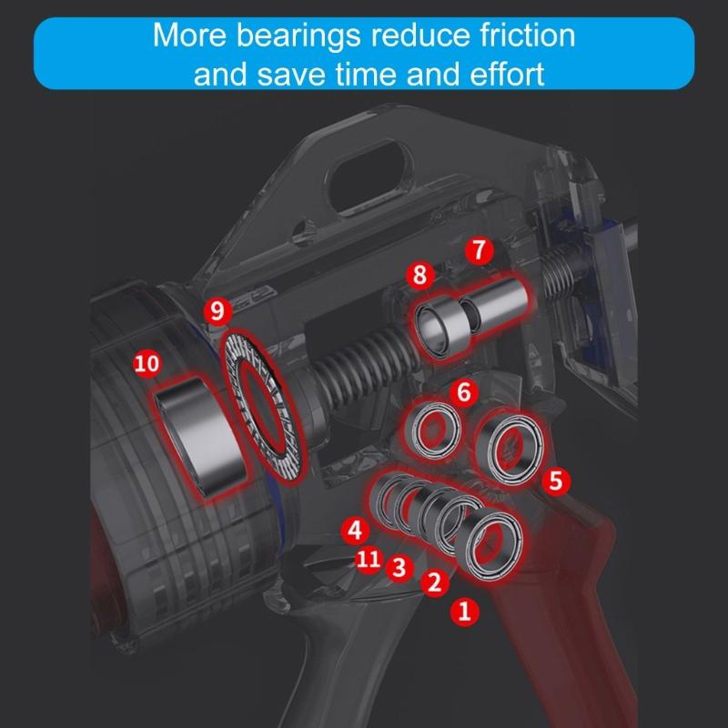 Ergonomic Silicone and Acrylic Applicator with Adjustable Pressure Cartridges Guns for DIY and Industrial Projects