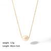 Yori Unique Natural Freshwater Pearl Baroque Necklace High Quality Stainless Steel Charm Chic Collar Jewelry Accessories