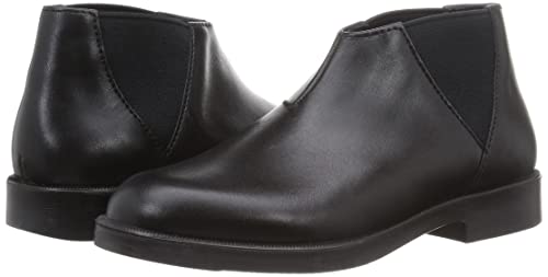 Moonstar Lifestyle Leather Shoes, SKOOLER/SK SIDEGOA, Made in Japan, Side Gore Type, Black, Size 22.0 cm