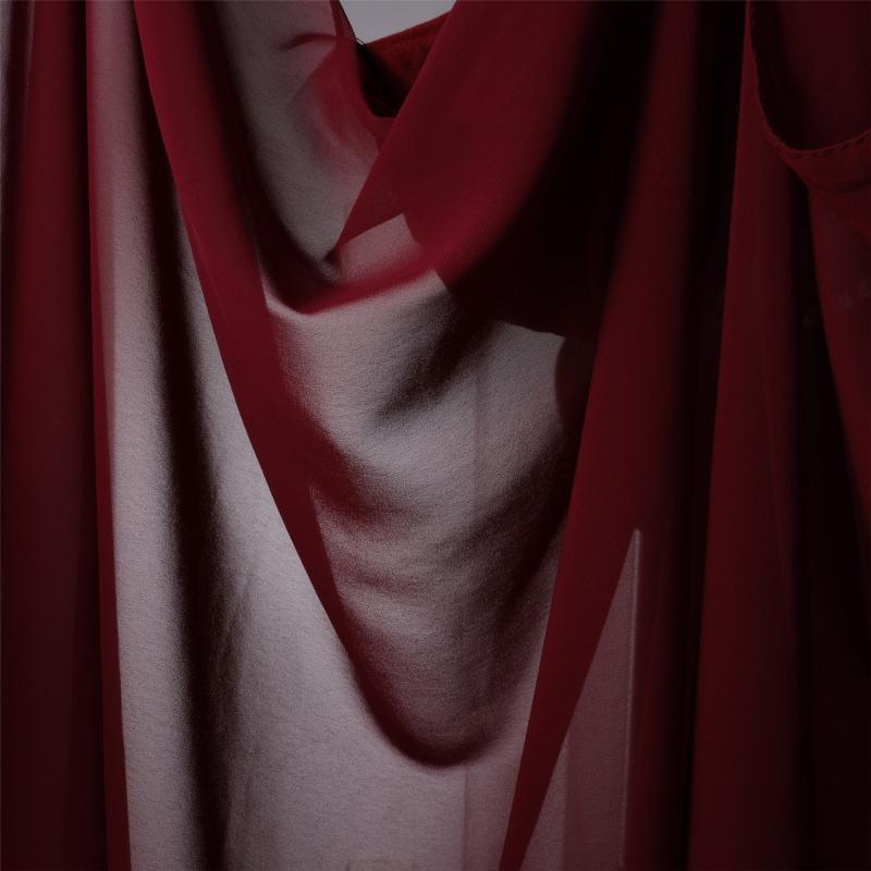 Elegant Draping Chiffon Scarf For Women Head Scarf Wrap With Natural Fall Enhances Style In Prom And Casual Event