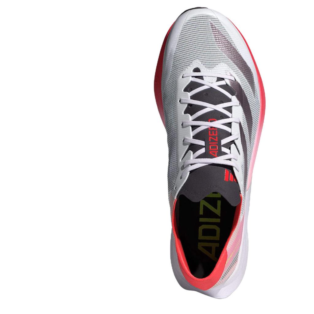 Adidas Adizero Adios 8 White Aurora Solar Red Men Sneakers Cloud-White Aurora-Metallic ID3630