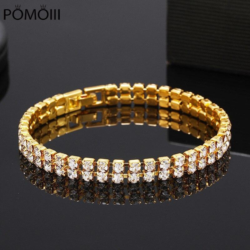 Retro-Armband Hip-Hop-Männerschmuck Einfaches mikroeingelegtes Zirkon-Tennis-Handkette Europäisches und amerikanisches Modearmband für Frauen