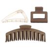 Assorted Oversized Claw Clips, Set of 3