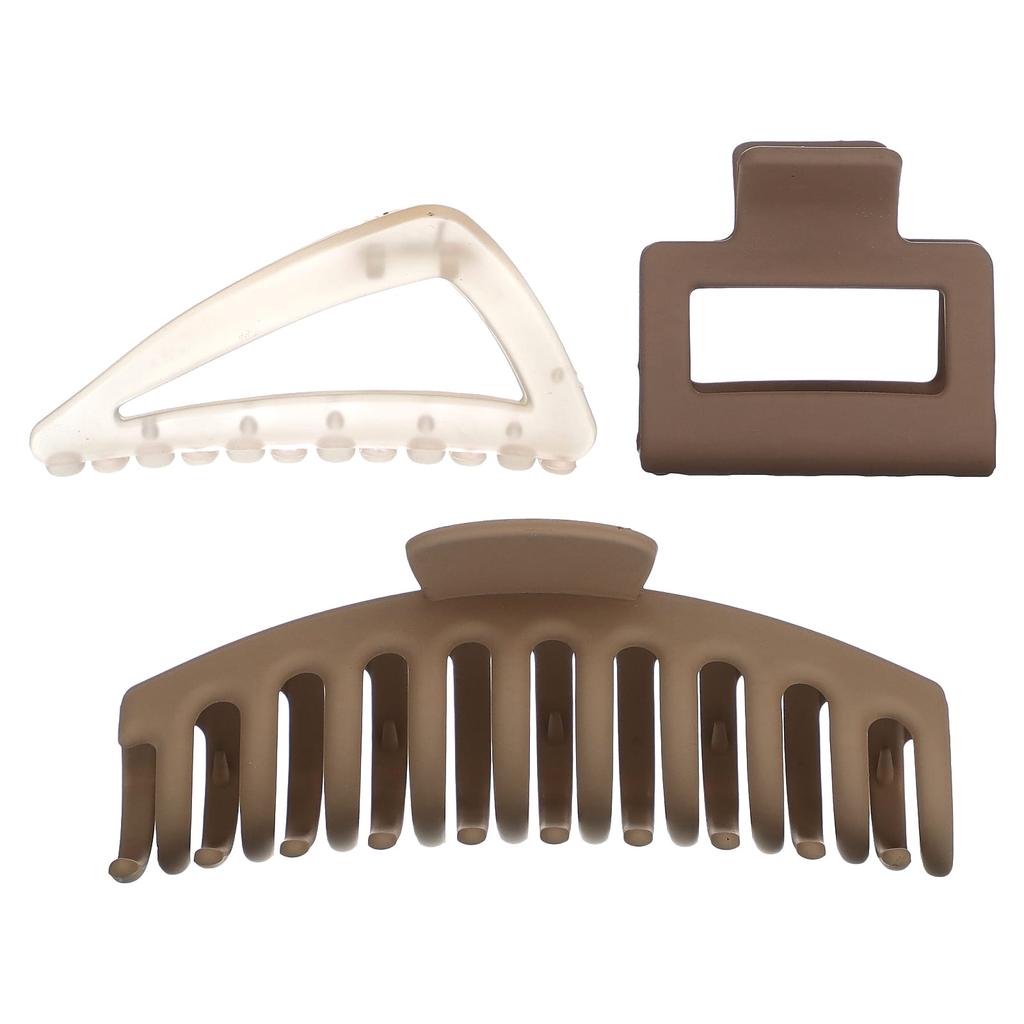 Assorted Oversized Claw Clips, Set of 3