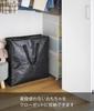 Yamazaki Jitsugyo Be Wiped with Polyethylene Sheet with Pocket Toy Storage Bag Black Main Approximately W55 X D21 X H55cm Not Tower Storage Bag