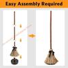 Interactive Haunted Broom Prop Automatic Motion Activated Dancing LED Lights Halloween Sound Effects Indoor Outdoor Party
