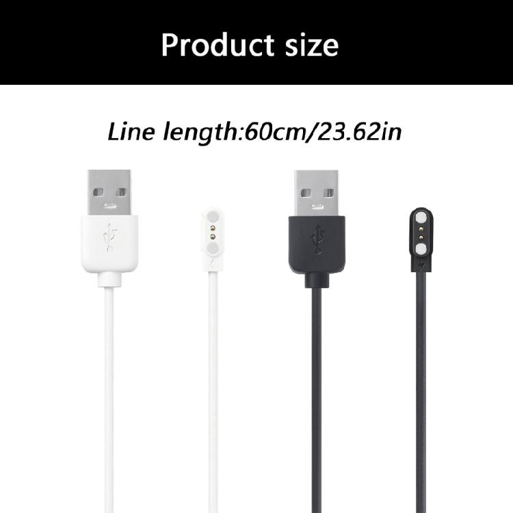 Travel Magnetic USB Charging Cable Fast Power Transfer Secure Attachment for Watch T2 Intelligent Smartwatches