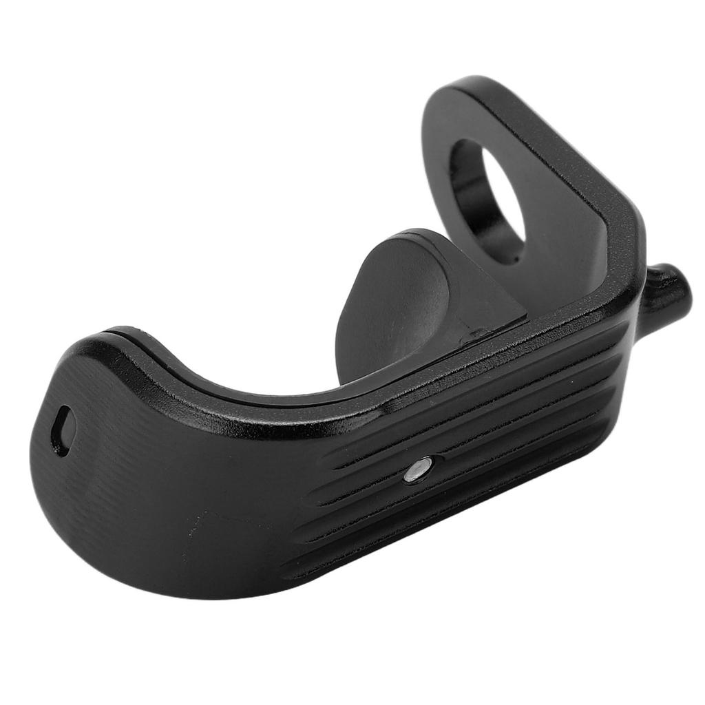 Bicycle E Shaped Buckle Aluminum Alloy Plastic Polished Lightweight Design Bicycle Hook E Buckle for BromptonBlack