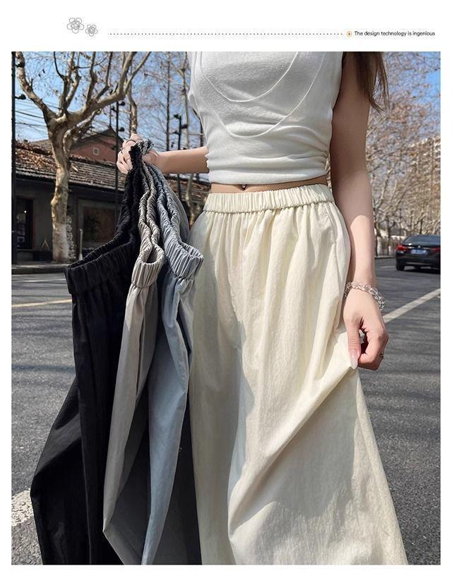 2026 Summer Women's Ice Silk Lantern Pants: Single/Two-Piece, Loose, Slimming, Cropped Harem Style