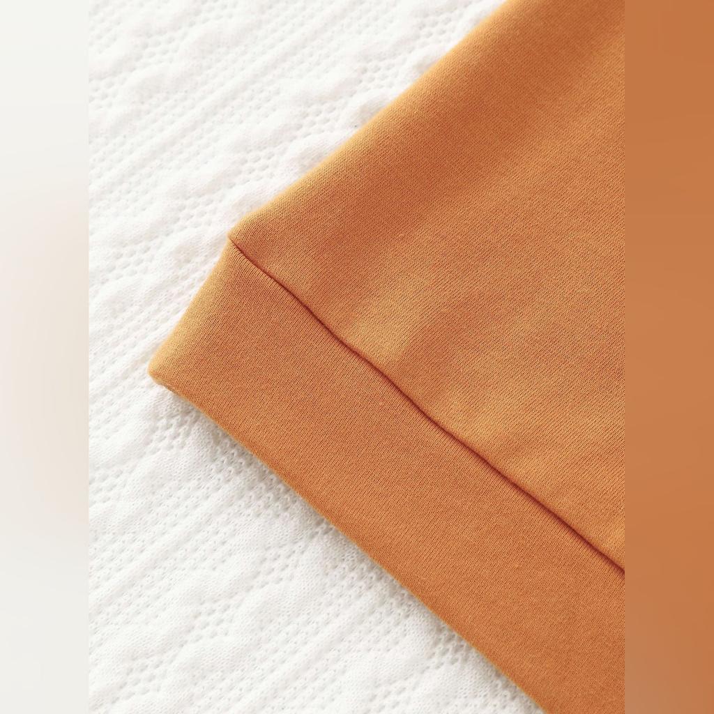 Dětská sada topu s dlouhým rukávem - Ležérní, stylový a všestranný dětský outfit