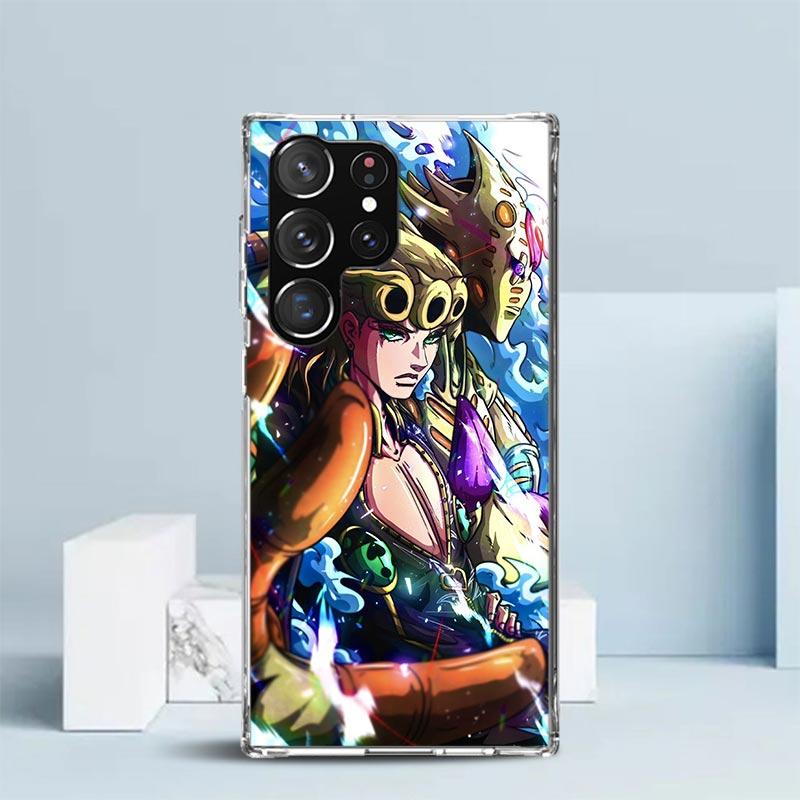 

Чехол для телефона JoJo Adventure Giorno Giovanna для Samsung Galaxy S24 S25 Edge S26 Ultra S22 S23 Plus S21 + S20 FE Мягкая задняя крышка из ТПУ Samsung S26 Plus