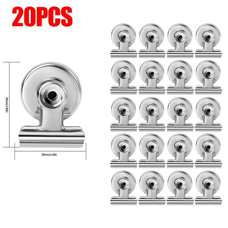 Magnet Clips Heavy Duty Sticky Pads Strong Refrigerator Magnetic Clips for Whiteboard Photo Office Locker Displays Magnets Clip