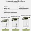 Plastic Transparent Food Sealed Jars Five Grains 2L/3L/4L Fresh Keeper Bin Jar Italian Pasta Reusable Storage Boxes