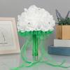 Durable Bridal Bouquet Artificial Flowers Wedding Flower with Crystal Ribbon Hand Bouquet for Bridesmaids Fake Flowers
