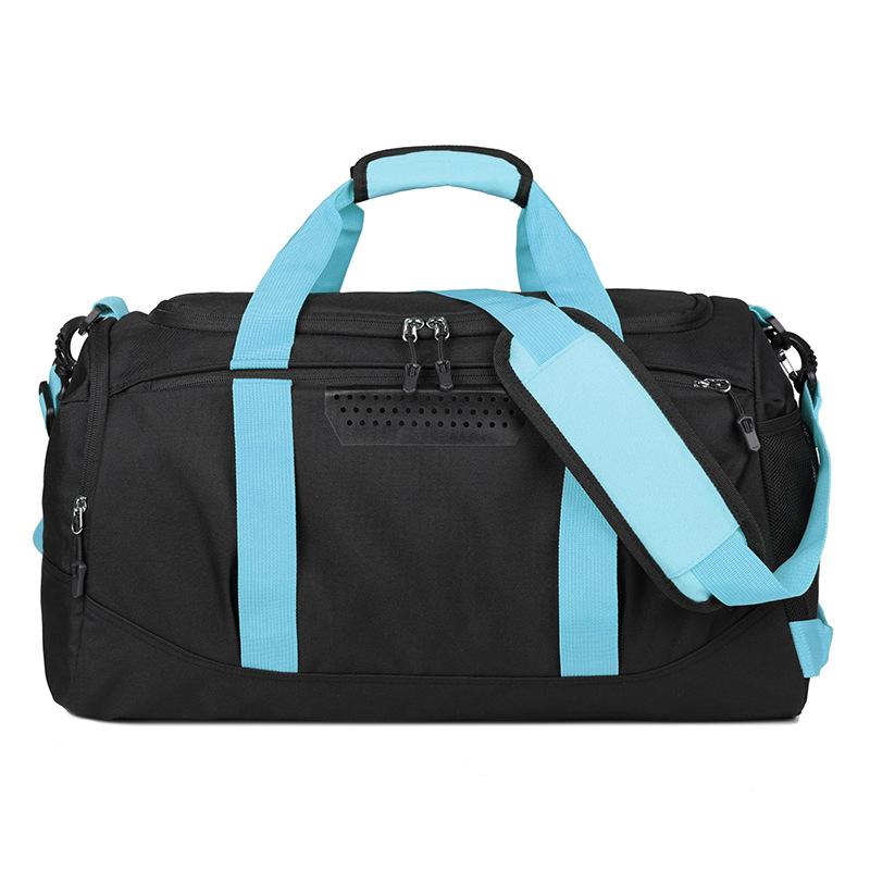 

Men and Women Same Style Dry and Wet Separation Sports Trendy Fitness Bag Pressure Relief Straps Carry Large Capacity Travel Bags and Shoe Bins синий