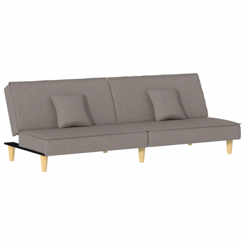 Sofa Bed Taupe Fabric