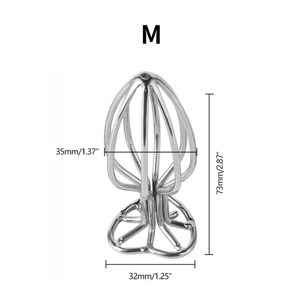 Metal Hollow Anal Plug Stainless Steel Butt Plug Prostate Massage Vagina Speculum Anus Extender Dilator Sex Toy for Men