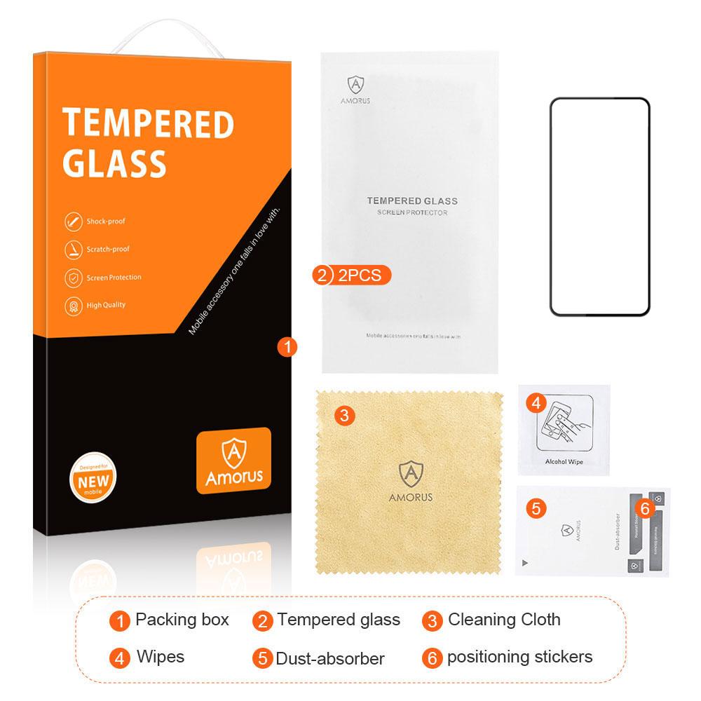 AMORUS For Xiaomi 14T/14T Pro Screen Protector Anti-Shatter Tempered Glass Film