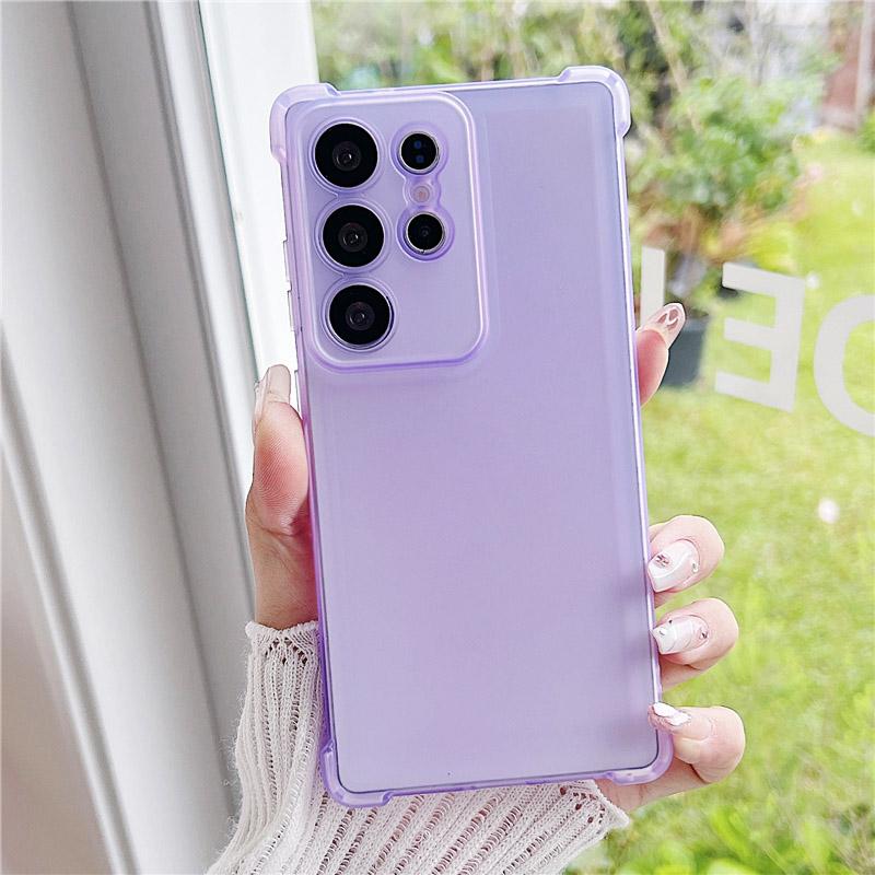 Candy Color Shockproof Transparent Matte Silicone Case On For Samsung Galaxy A56 A16 A36 A26 A06 A55 A35 A25 A15 A05S Soft Cover