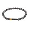 Phiten RAKUWA Bracelet EXTREME Crystal Touch Black/Gold, 16cm Inner Circumference [Made with Phiten's Advanced Metax Technology]