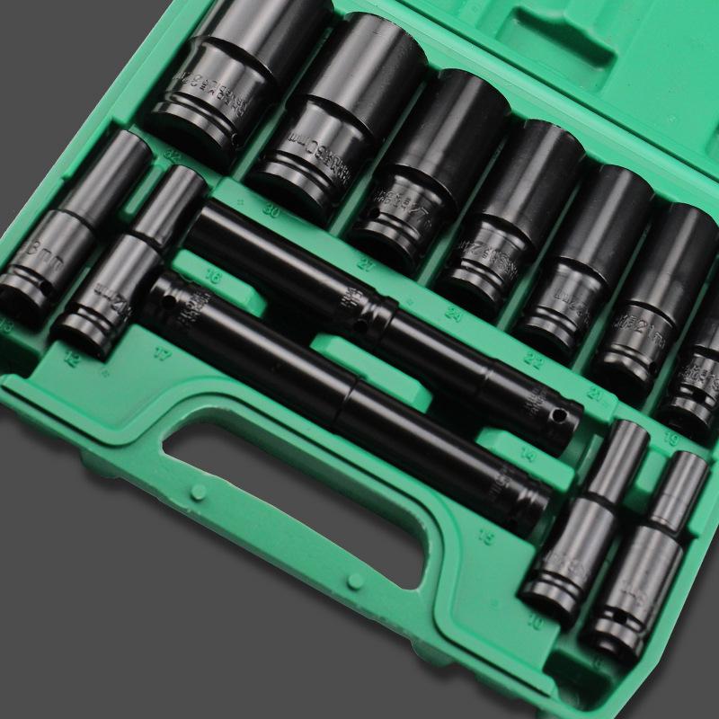 Royal Electric Wrench & Socket Set: Air Impact Wrench, Hex Socket, Hand Drill, Air Screwdriver, Auto Repair (8-32)