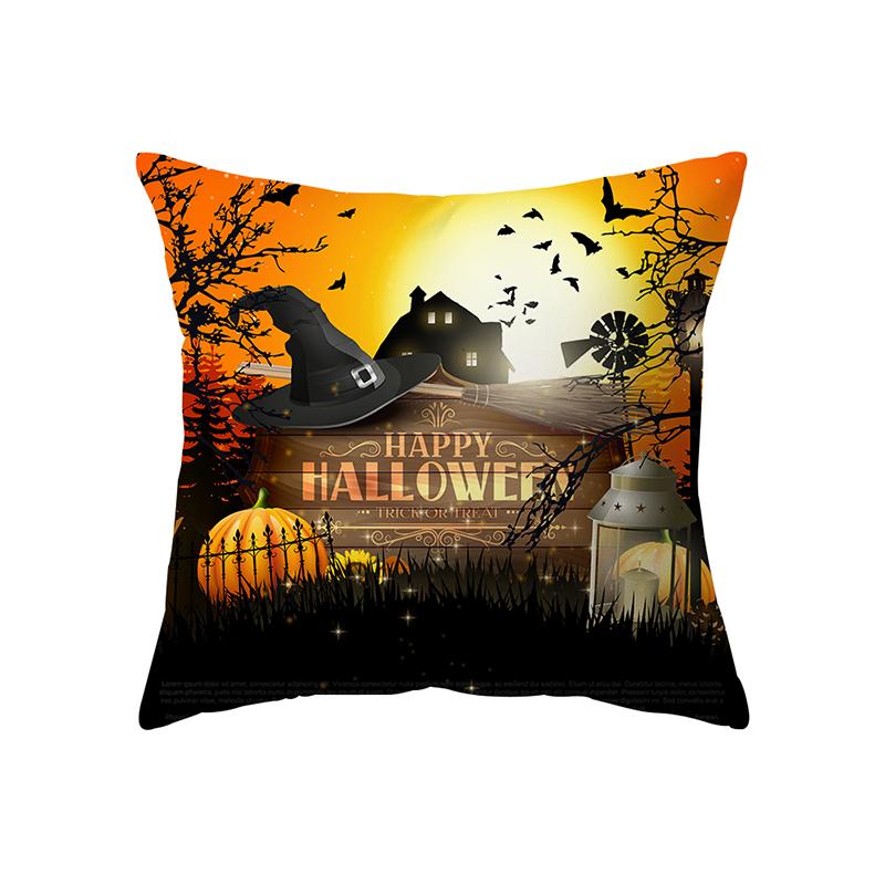 Pumpkin Collection Halloween Theme Pillow Cover Sofa Cushion  Holiday Gift Party Decoration Home Decor
