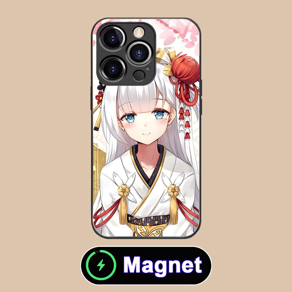 Azur Lane Shoukaku Phone Case for iPhone 17 16 15 14 13 12 11 Air Pro Max Plus Mini Glass MagSafe Cover