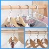 50 Pcs Clothes Hanger Connector Hooks, Space Saving Clothes Hook Multi-Layer Stackable Hanger for Wardrobe Cabinets