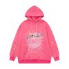 Sp5der Hoodie Unisex Oversized Cotton Pullover With Foil Letter Print Fall Casual Streetwear