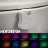 16-color motion-sensor toilet light, built into the toilet bowl, bathroom LED night light, suitable for toilets, Christmas gift.