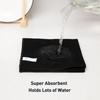 WEAWE Microfiber Water Quick 12 33 X 33 Black Cloth, Absorbing, Drying, Towel, Multifunctional, Dishcloth, Sheets, Cm,