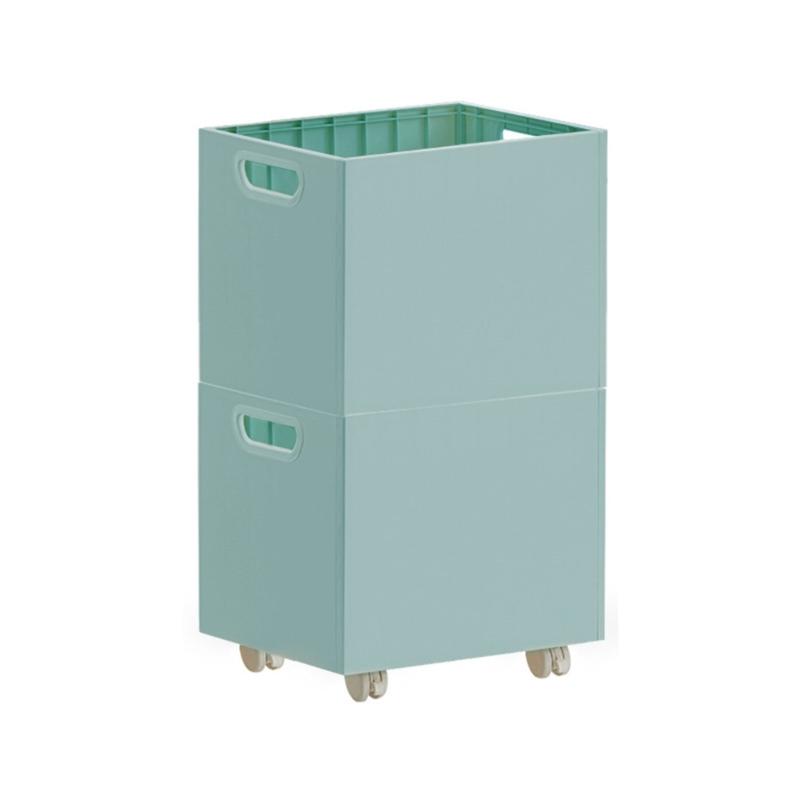 

Big Mobile Storage Basket Container With Smooth Wheels Movable Storage Box Perfect For Kids Items Clothes And More