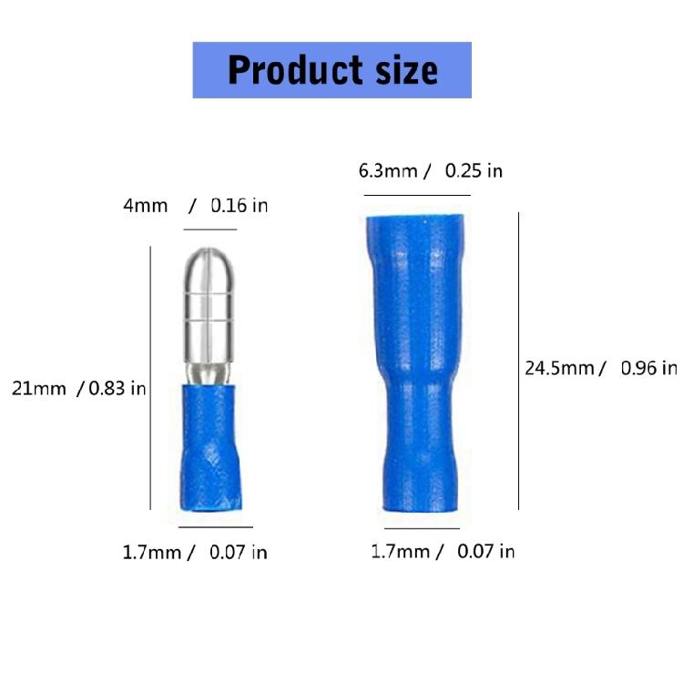Easy to Use 200pcs Wire Terminals Assortment Includes Male & Female Connectors Assorted Connector Set Simple Installation