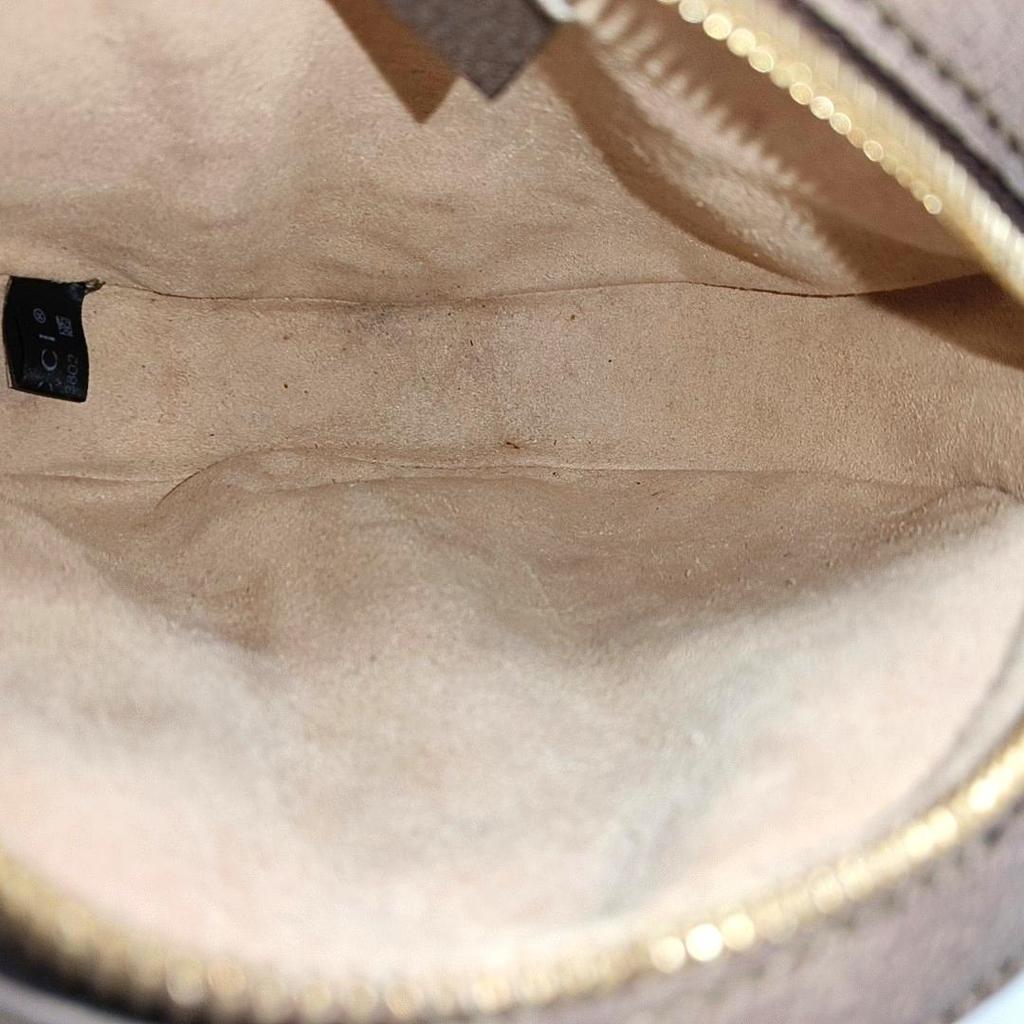 [Pre-Owned] Gucci Ophidia GG Mini Round Bag 'Beige' - Very Good #4PM3QI