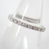 [Used] Pt900 Diamond Half Eternity Ring / Size 8 / j54-8