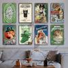 Irish Whiskey Poster Vintage Metal Plaque Sign Dublin Stout Metal Tin Plates Wall Decor for Bar Irish Pub Club Home