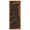 Wall Cabinet Smoked Oak 34.5 x 34 x 90 cm